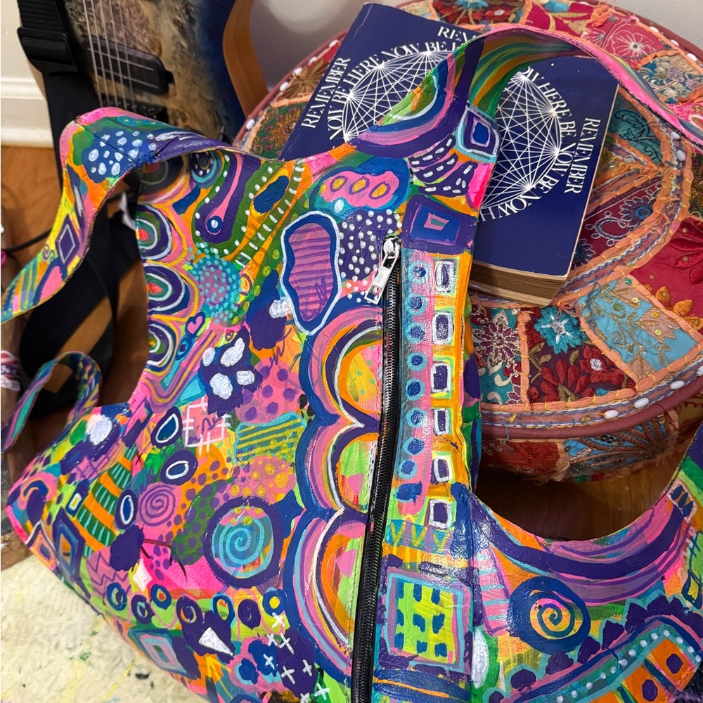 Colorful Abstract Backpack - Picture 4 of 10